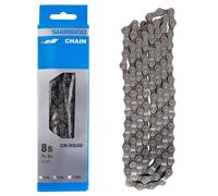 Shimano Chaîne de vélo HG40 6/7/8 vitesses 116 maillons Noir Taille unique