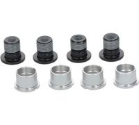 Shimano, Accessoires de manivelles, Vis de plateaux, DEORE, FC-M6000-3, 3 fois, pour plateau moyen/grand, 4x vis & écrou