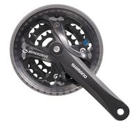 Shimano Acera M361 Chain Guard 104/64 Bcd Crankset Noir 175 mm / 48/38/28t Black
