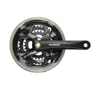 SHIMANO Acera Trekking Fc-m361 4 Pans 7/8 Vitesses Pédalier Mixte, Noir, 175 mm