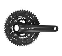 SHIMANO Alivio, Guarnitura per Catena Unisex Adulto, Nero, Taglia Unica