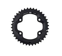 Shimano Plateau Deore M6000 FC‑M6000‑2 38 dents 10 vitesses Noir 96 mm