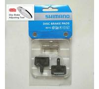 Shimano B01s Plaquettes De Frein Plaquettes De Frein À Disque En Résine Pour Vtt Mt200 M315 Br-M485 Safe45 Mbishop Safe47 M395 Mlix M575 Safe75 M416 M396 Mfruitsafe65 -B01s 1 Pair