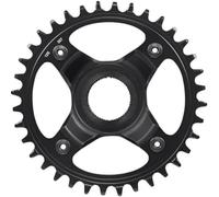 SHIMANO Bague de chaîne, SM-CRE80-12-B, 36T W/O CG, pour chaîne 55 mm, Noir, IND.Pack