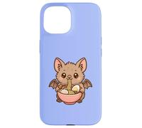 Shimano Batte moustachée Mangeant Ramen Nouilles Kawaii Mignonnes et drôles Coque pour iPhone 15