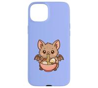 Shimano Batte moustachée Mangeant Ramen Nouilles Kawaii Mignonnes et drôles Coque pour iPhone 15 Plus