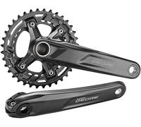 Shimano Deore M4100 Hollowtech Ii Crankset Noir 170 mm / 36/26t Black