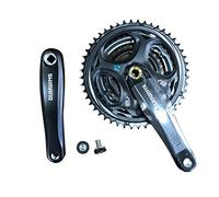 Shimano Pédalier triple Altus M311 48/38/28 dents 170 mm Noir 7/8 vitesses