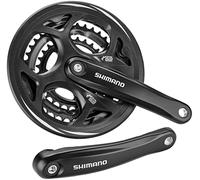 Shimano Pédalier FC-M311 8 vitesses 48/38/28 dents 175 mm +Cubr.