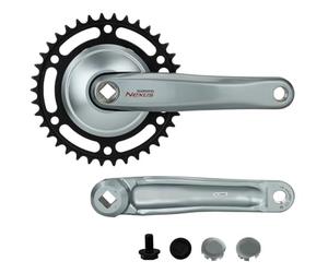 Shimano Bielle argentée FC-C6000 38D 170 mm, Adultes Unisexe, Noir (Noir), Taille Unique