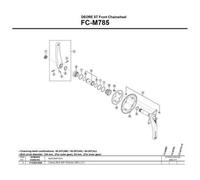Shim crankklembout M6x21