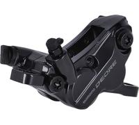 SHIMANO BR-M6120 Étrier de frein Deore, hydraulique, postmount, avant ou arrière, garniture en résine, 4 pistons, noir