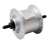 SHIMANO Buje Dinamo 100/36 Plata-DH-C3000 6V/2.4W Écrou