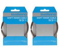 SHIMANO Cable Cambio SUS Inox accessoire de pêche fiable (Lot de 2)