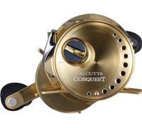 SHIMANO Calcutta Conquest 201 A, main gauche, moulinet de pêche baitcast, frein étoile, CTCNQ201A