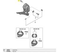 Shimano Capuchon De Protection Fd-r9250 Y2jp06000