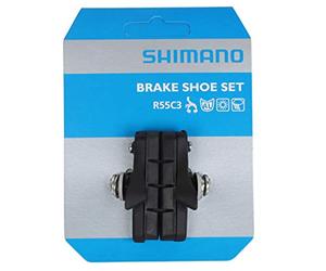 SHIMANO Cartouche R55C3 pour BR-R561 (1 Paire) Mâchoires de Frein Black One Size
