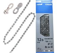 Shimano Chaîne de Vélo CN-M6100 Quick Gauche Avec Chaîne 12-fach 116 Maillons