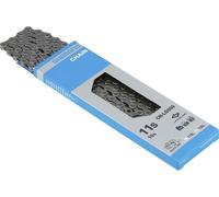 Shimano Chaîne E-Bike Quick-Link CN-LG500 Linkglide 9/10/11 vitesses gris 11 fach / 116 Glieder