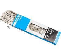 Shimano Chaîne Steps CN-E6090 Hyperglide Sil-tec 10 vitesses 126 maillons pour VAE Argenté