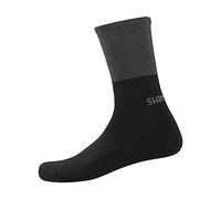 SHIMANO Chaussettes d'hiver Original Wool Chaussette - Noir/Gris, L-XL