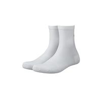 SHIMANO Chaussettes unisexes Performance Mid My26, blanches, 45-48