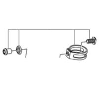 SHIMANO Clamp Band Unit 23.8mm-24.2mm - ST-9000 article de pêche polyvalent