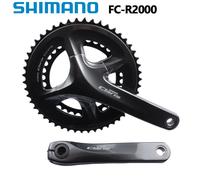 Shimano Claris FC R2000 2x8 vitesses manivelle vélo de route pédalier 170mm 175mm 50 34T 165mm RS200 pédalier 8S pour le cyclisme sur route FC R2000