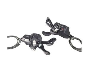 SHIMANO Comandi Cambio DEORE 2/3x10V Nero (Coppia)