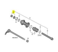 Shimano Cône Moyeu avec Saupoudres IZ. FH-MT501 Douilles Adultes Unisexe Multicolore Taille Unique