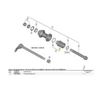 Shimano Corps de roue libre FH-M6010 Deore 12 mm Taille unique