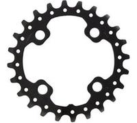Shimano couronne de chaîne Deore FC-M617 24T-AZ 2x10S 64 mm noir noir G