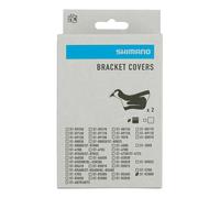 Shimano Couvercle de support Y05T98010 - Pièces de réparation noires (paire gauche et droite)