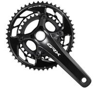 Shimano Grx Fc-rx820 Crankset Argenté 172.5 mm / 48/31t Black