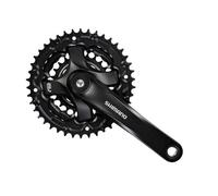 SHIMANO Crankset 6/7/8-Speed Black FC-TY501 42/34/24T 170mm w/CG