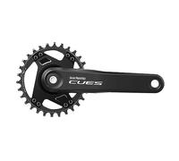 Shimano Cues U4000-1 Crankset Argenté 170 mm / 42t Black