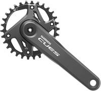 Shimano Cues U6000-1 Crankset Argenté 175 mm / 32t Black