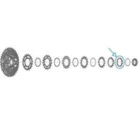 SHIMANO CS-R7100 Pignon Silver/Black One Size