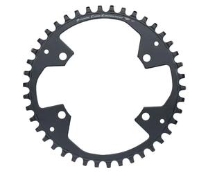 Shimano Cues Fc-U6000 1-Fach Plateaux Silver/Black One Size