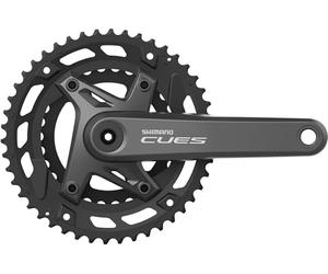 SHIMANO CUES FC-U6000 2x9/10-vitesses Pédalier Black 170 mm
