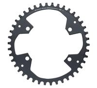 Shimano Cues Fc-U6000 Plateau Simple Argenté/Noir Taille Unique