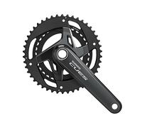 Shimano Cues Fc-u8000-2 Crankset Argenté 170 mm / 46/32t Black