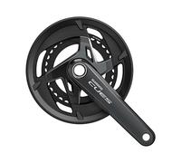 Shimano Cues Hollowtech U8000-2 Crankset Argenté 175 mm / 46/32t Black