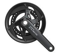 Shimano Cues Hollowtech U8000-2 Crankset Argenté 170 mm / 46/32t Black