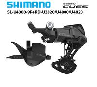 SHIMANO CUES U4000 9 vitesses SL-U4000-9R RAPIDFIRE PLUS bande de serrage de levier de vitesse RD-U4000 U3020 U4020 SHADOW RD dérailleur arrière 9S 9V RD-U4000 Set