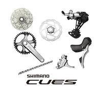Shimano CUES U6000 Groupe 1x10 "Édition Argent Poli"