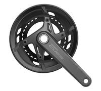 Shimano Cues U6010-2 Crankset Argenté 175 mm / 46/32t Black