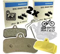 Shimano D03S Plaquettes Frein Disque Résine 4 Pistons 2 Paire