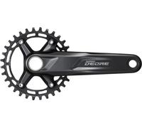 SHIMANO Deore FC-M5100-1 P dalier 175 mm, 10/11 vitesses, 32 dents Noir