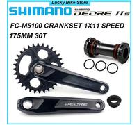 Shimano Deore FC-M5100 1x11 Vitesses, 30T, 175mm avec BB-MT501